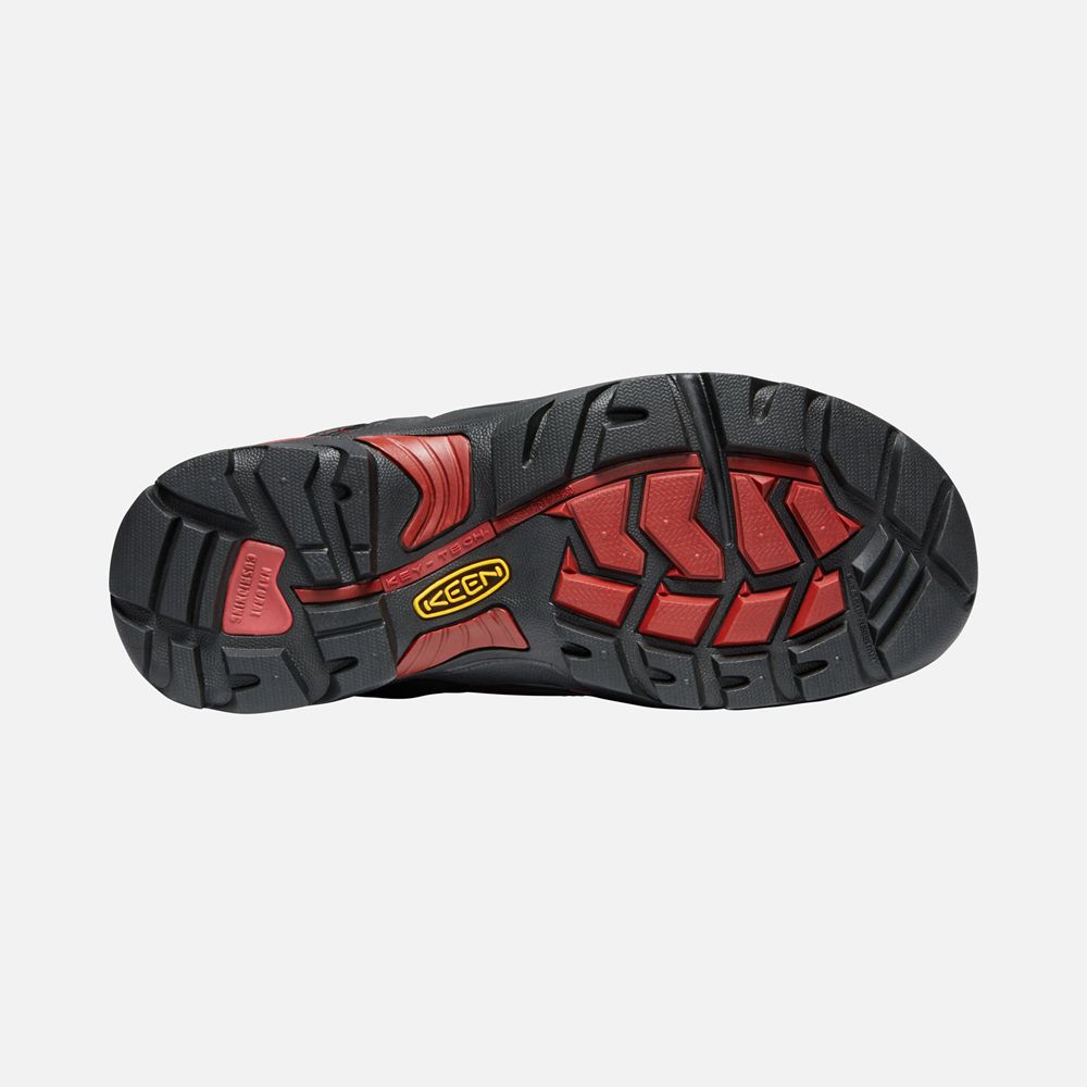 Keen Arbetskängor Herr Bruna/Svarta - Pittsburgh 6\" (Steel Toe) - 169580YDP